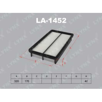 Фильтр воздушный LYNXauto LA-1452