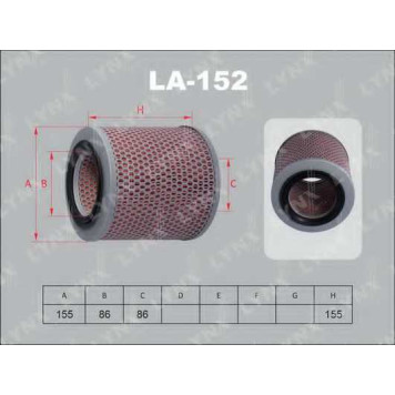 Фильтр воздушный LYNXauto LA-152