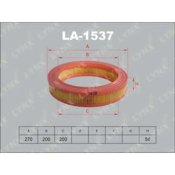 Фильтр воздушный LYNXauto LA-1537