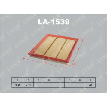 Фильтр воздушный LYNXauto LA-1539