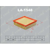 Фильтр воздушный LYNXauto LA-1548