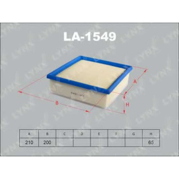 Фильтр воздушный LYNXauto LA-1549