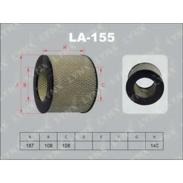 Фильтр воздушный LYNXauto LA-155