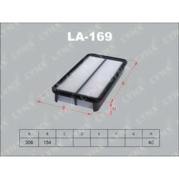 Фильтр воздушный LYNXauto LA-169
