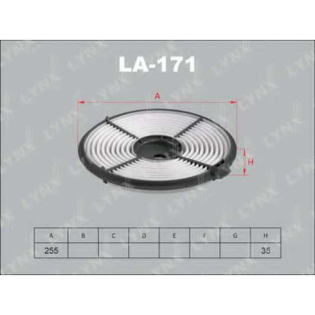 Фильтр воздушный LYNXauto LA-171