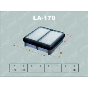 Фильтр воздушный LYNXauto LA-179