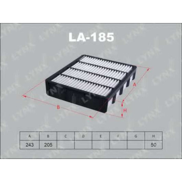 Фильтр воздушный LYNXauto LA-185
