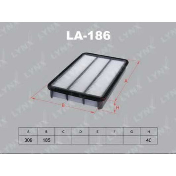 Фильтр воздушный LYNXauto LA-186