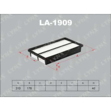 Фильтр воздушный LYNXauto LA-1909