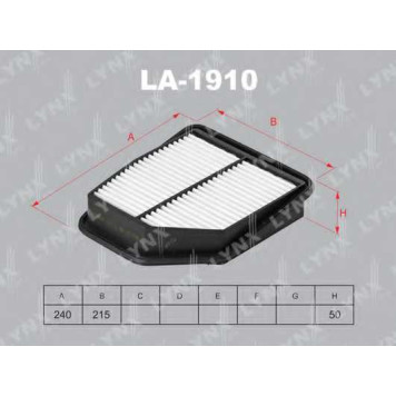 Фильтр воздушный LYNXauto LA-1910