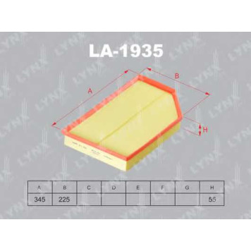 Фильтр воздушный LYNXauto LA-1935
