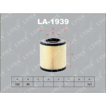 Фильтр воздушный LYNXauto LA-1939