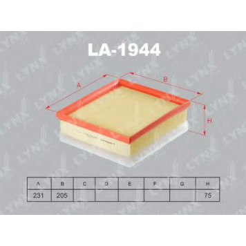 Фильтр воздушный LYNXauto LA-1944