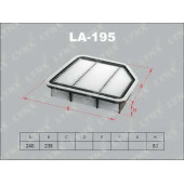 Фильтр воздушный LYNXauto LA-195