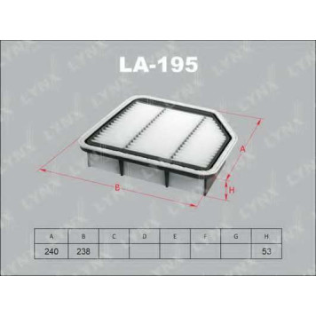 Фильтр воздушный LYNXauto LA-195