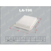 Фильтр воздушный LYNXauto LA-196