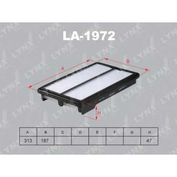 Фильтр воздушный LYNXauto LA-1972