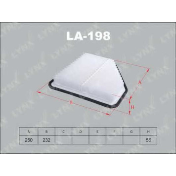 Фильтр воздушный LYNXauto LA-198