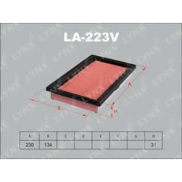 Фильтр воздушный LYNXauto LA-223V