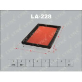 Фильтр воздушный LYNXauto LA-228