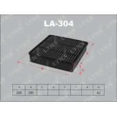 Фильтр воздушный LYNXauto LA-304