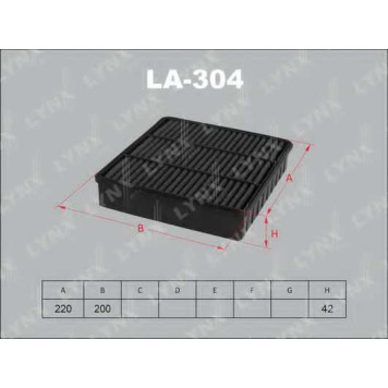 Фильтр воздушный LYNXauto LA-304