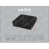 Фильтр воздушный LYNXauto LA-312