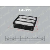 Фильтр воздушный LYNXauto LA-319