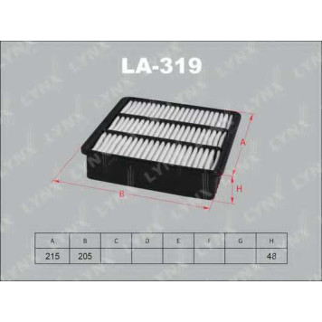 Фильтр воздушный LYNXauto LA-319