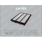 Фильтр воздушный LYNXauto LA-322