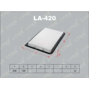 Фильтр воздушный LYNXauto LA-420