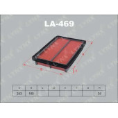 Фильтр воздушный LYNXauto LA-469
