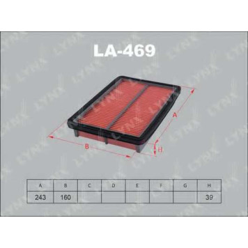 Фильтр воздушный LYNXauto LA-469