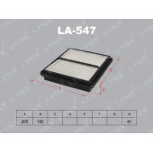 Фильтр воздушный LYNXauto LA-547