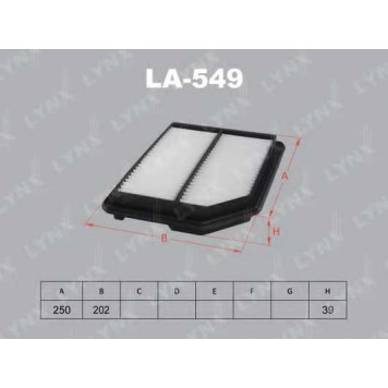 Фильтр воздушный LYNXauto LA-549