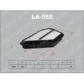 Фильтр воздушный LYNXauto LA-555