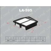 Фильтр воздушный LYNXauto LA-595