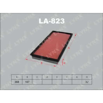 Фильтр воздушный LYNXauto LA-823