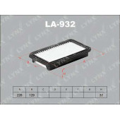 Фильтр воздушный LYNXauto LA-932