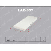 Фильтр салонный LYNXauto LAC-057