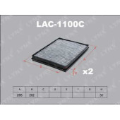 Фильтр салонный LYNXauto LAC-1100C