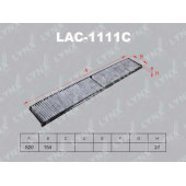 Фильтр салонный LYNXauto LAC-1111C