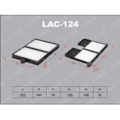 Фильтр салонный LYNXauto LAC-124