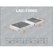 Фильтр салонный LYNXauto LAC-1306C