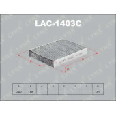 Фильтр салонный LYNXauto LAC-1403C