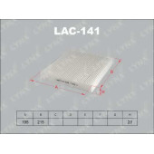 Фильтр салонный LYNXauto LAC-141