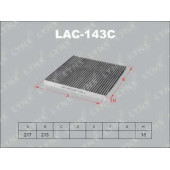 Фильтр салонный LYNXauto LAC-143C