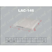 Фильтр салонный LYNXauto LAC-146