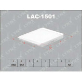 Фильтр салонный LYNXauto LAC-1501