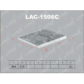 Фильтр салонный LYNXauto LAC-1506C
